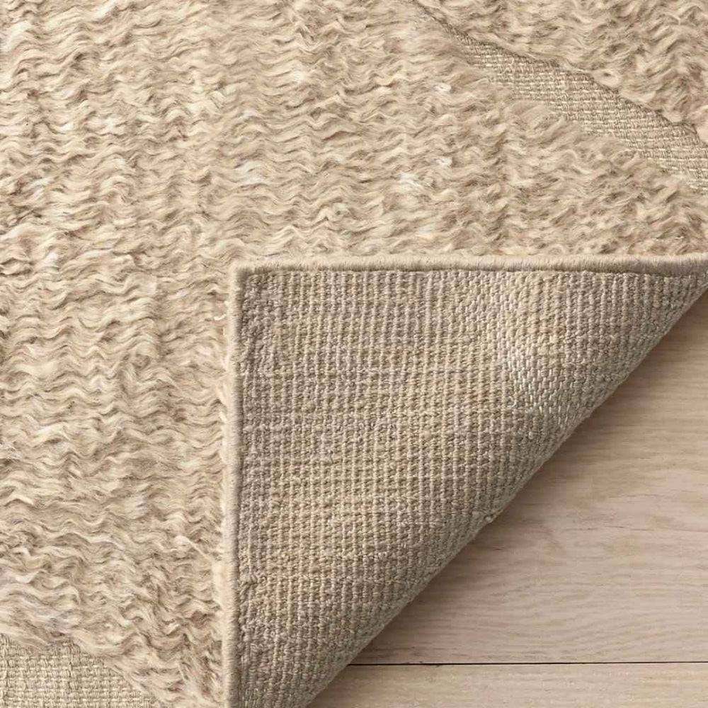 Tapis Berbère artisanal Béni Ouarain, Motifs en Relief
