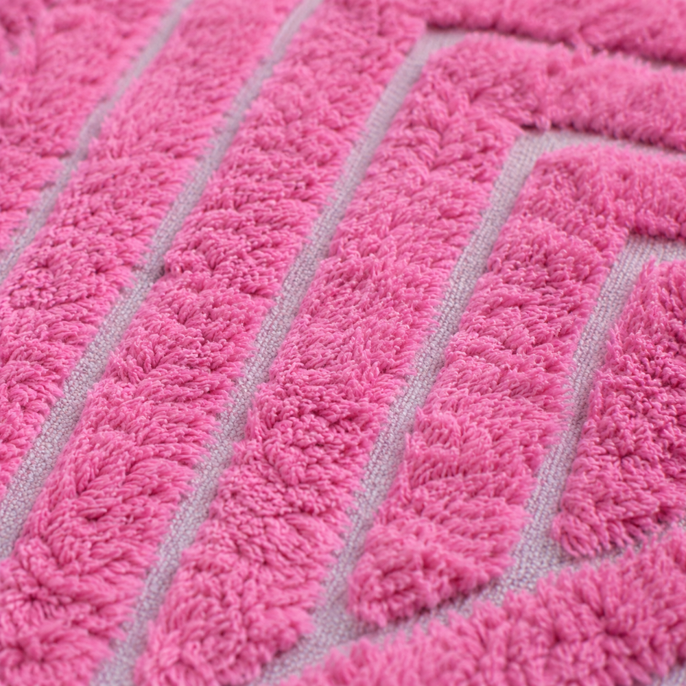 Tapis Berbère Boujad Rose Fuchsia En Laine – Fait Main